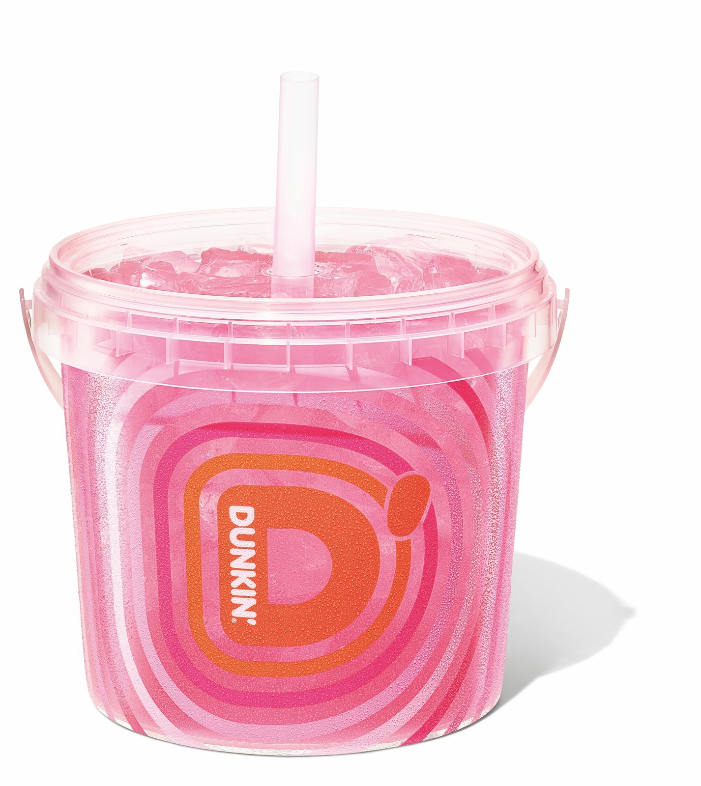 Dunkin' Strawberry Dragonfruit LemonadeRefresher Iced Beverage Bucket