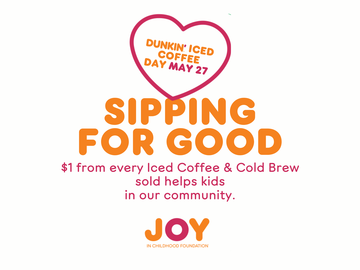 Dunkin' Iced Coffee Day Dunkin' Iced Coffee Day