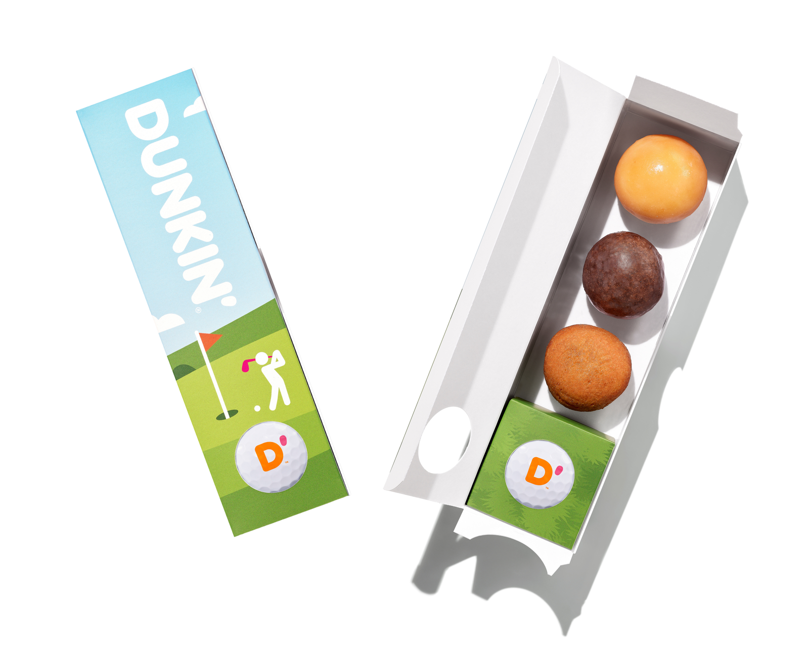 Dunkin' 3-ct MUNCHKINS Golf Ball Sleeve