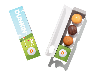 Dunkin' 3-ct MUNCHKINS Golf Ball Sleeve Dunkin' 3-ct MUNCHKINS Golf Ball Sleeve