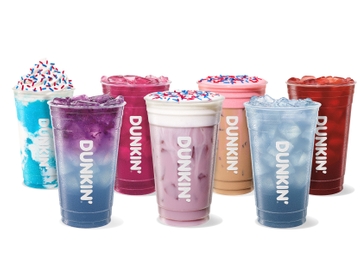 Dunkin' Fourth of July Beverage Lineup