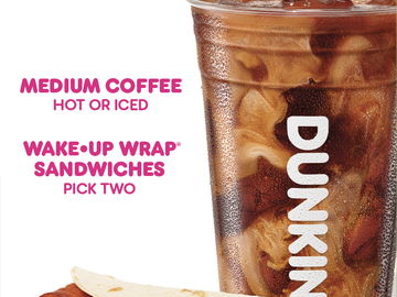 Dunkin' $6 Meal Deal Dunkin' $6 Meal Deal