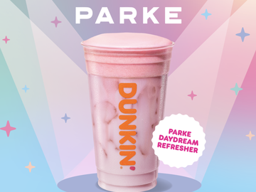 Dunkin'® and Parke Debut the “Parke Daydream Refresher” and Limited-Edition Apparel Collection  
