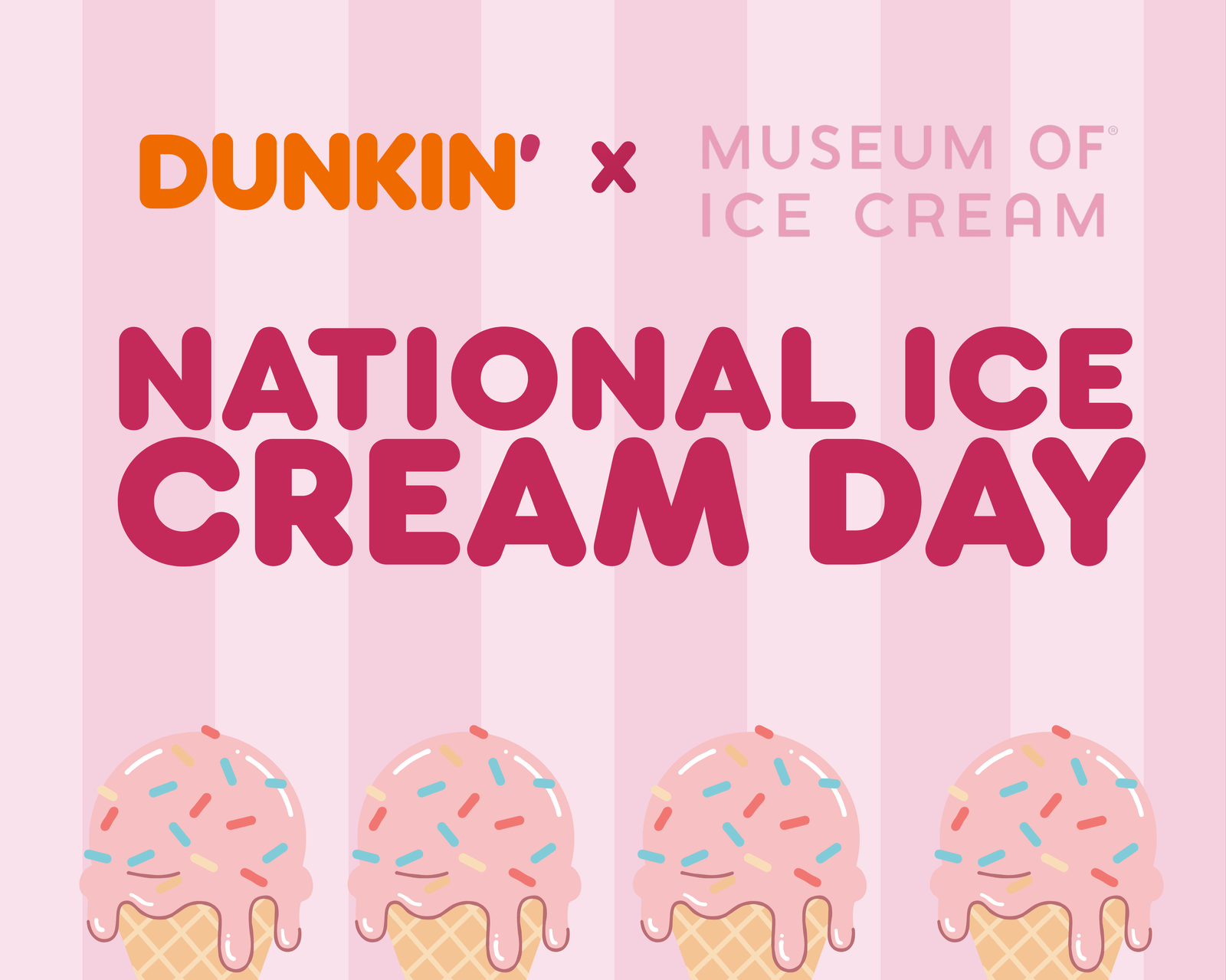Celebrate National Ice Cream Day with Dunkin’® and MUSEUM OF ICE CREAM®