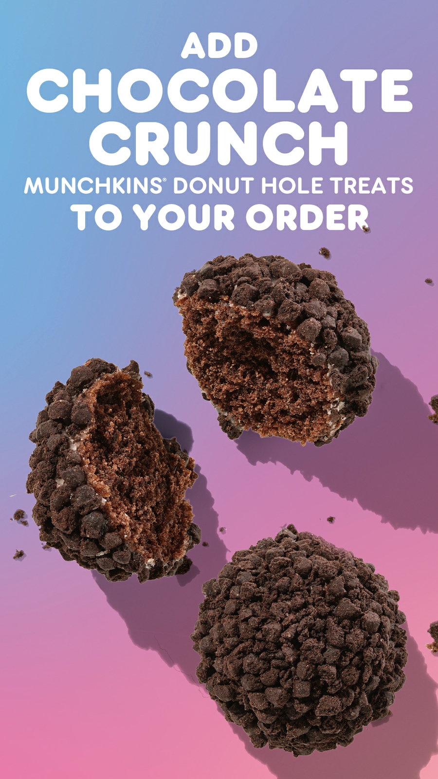Dunkin' Chocolate Crunch MUNCHKINS