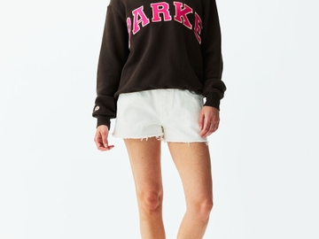 Espresso Varsity Mockneck