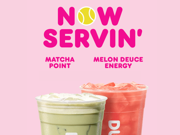 Dunkin'® Celebrates Tennis Season with New Sips, Collectibles and Exclusive Merchandise