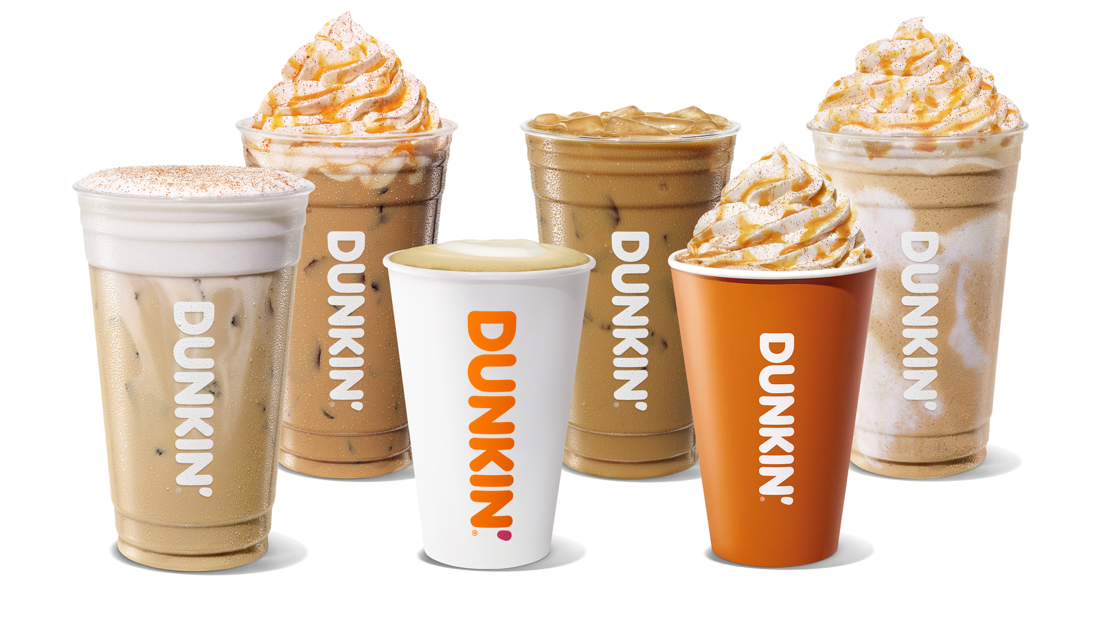 Dunkin' Pumpkin Beverages Lineup