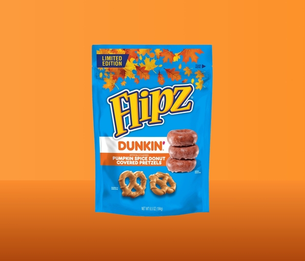 Flipz® and Dunkin'® Team Up for a Sweet, Salty Take on Pumpkin