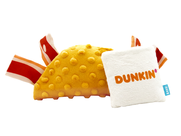 Dunkin' Wake-Up Wrap Dog Toy Dunkin' Wake-Up Wrap Dog Toy