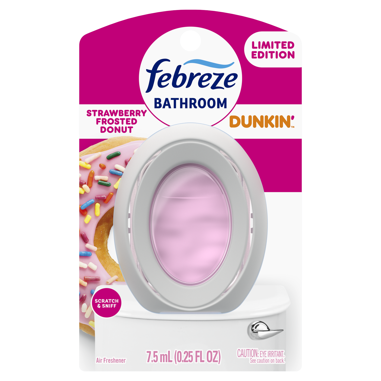 Febreze BATHROOM Strawberry Frosted Donut