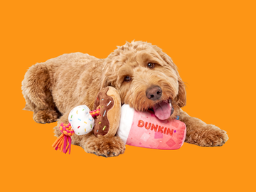Official image for Dunkin’ and BARK Launch Official Dog Drive-Thru Experience and New Dog Toy Collection