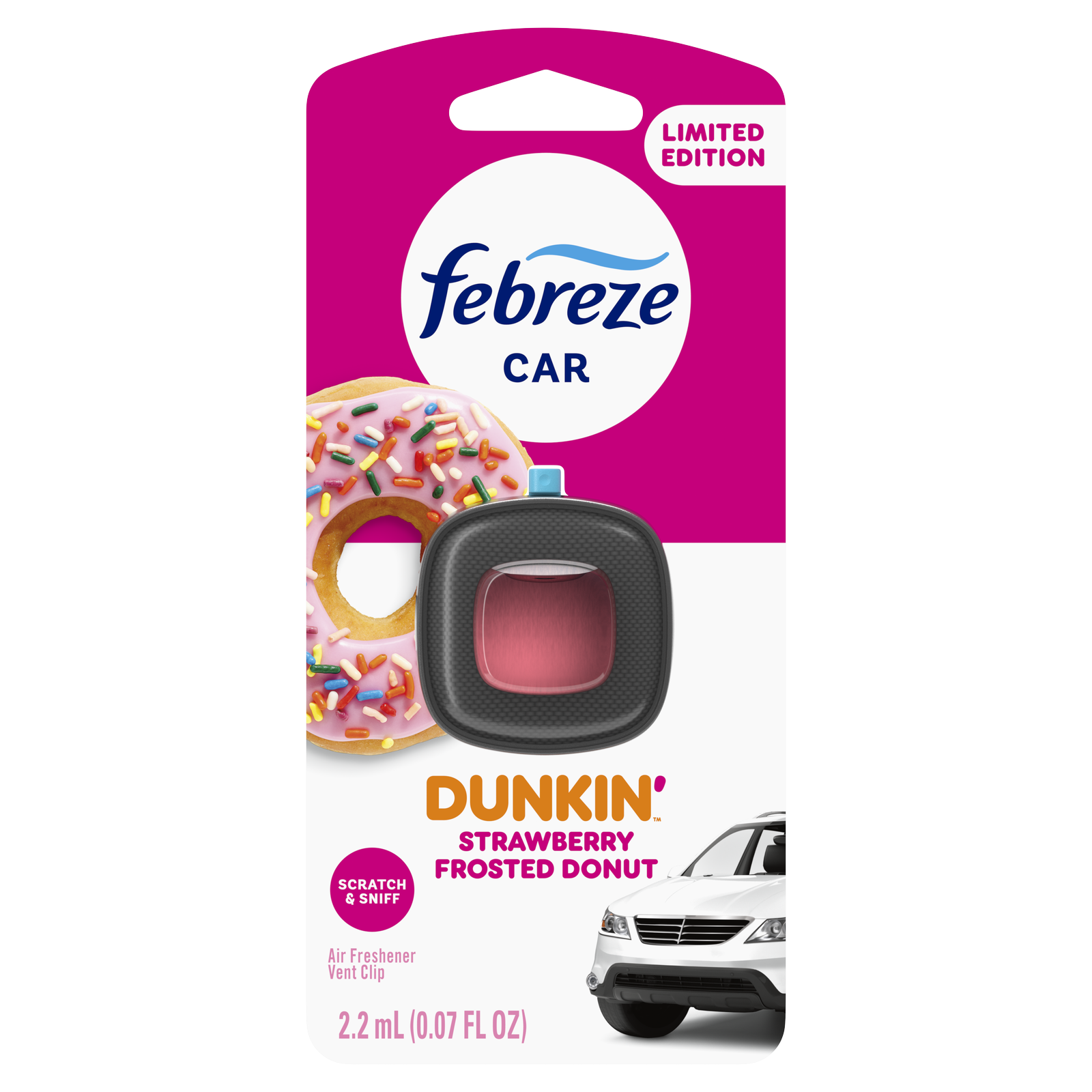 Febreze CAR Strawberry Frosted Donut
