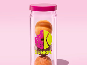 Dunkin' Limited-Edition Tennis Can with MUNCHKINS Dunkin' Limited-Edition Tennis Can with MUNCHKINS