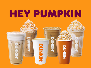 Dunkin’® is Celebrating Pumpkin Season with 1 Million Free Espresso Beverages 