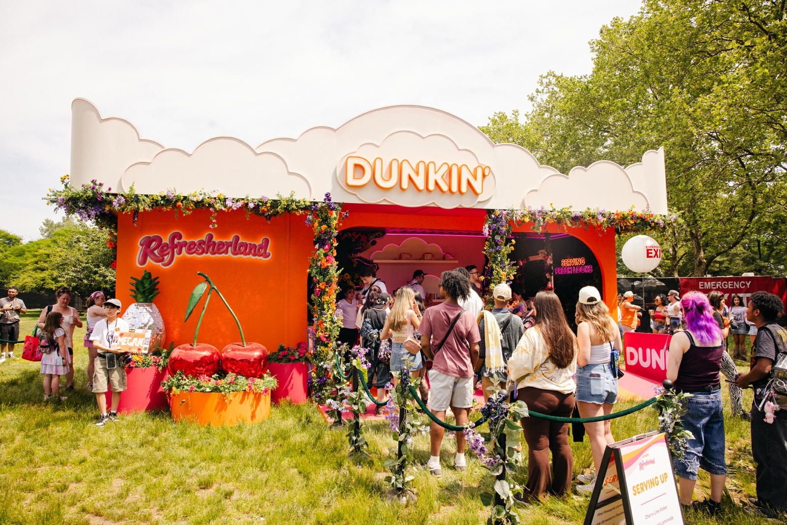 Dunkin’s Refresherland Brought the Flavor to Festival Season