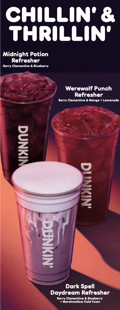 Dunkin's More Spooky Sips