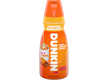 Dunkin' Pumpkin Munchkin Creamer