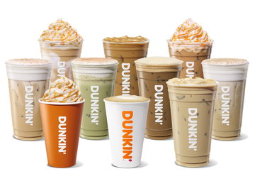 Dunkin' Pumpkin and Tiramisu Beverages Lineup Dunkin' Pumpkin and Tiramisu Beverages Lineup