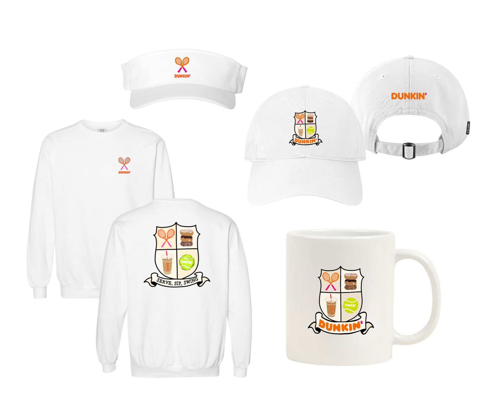Serve, Sip, Swing, with Dunkin’