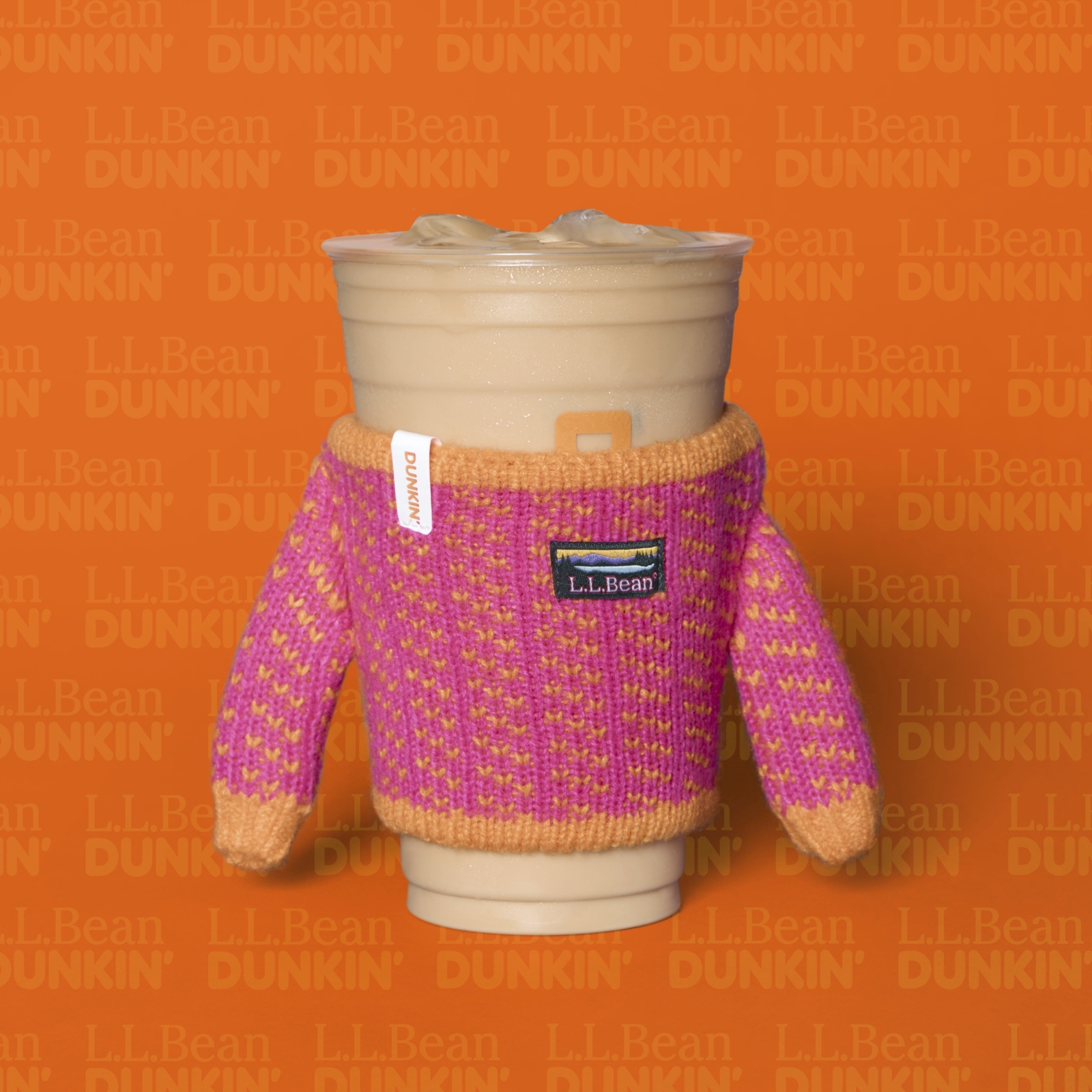 Dunkin' x L.L.Bean Birdseye Sweater Cup Sleeve