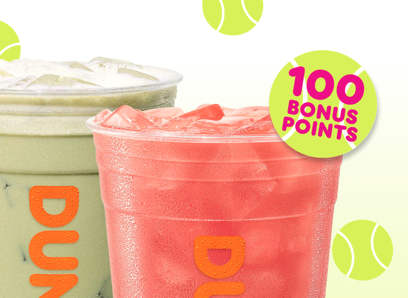 Dunkin'® Serves Up Bonus Points This Tennis Season