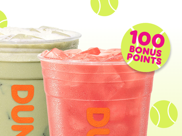 Dunkin'® Serves Up Bonus Points This Tennis Season