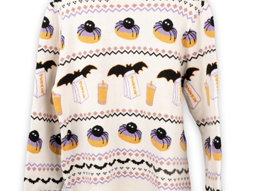 Spidey D Sweater Cream Spidey D Sweater Cream