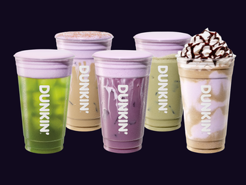 Dunkin' Purple Marshmallow Cold Foam Lineup 1