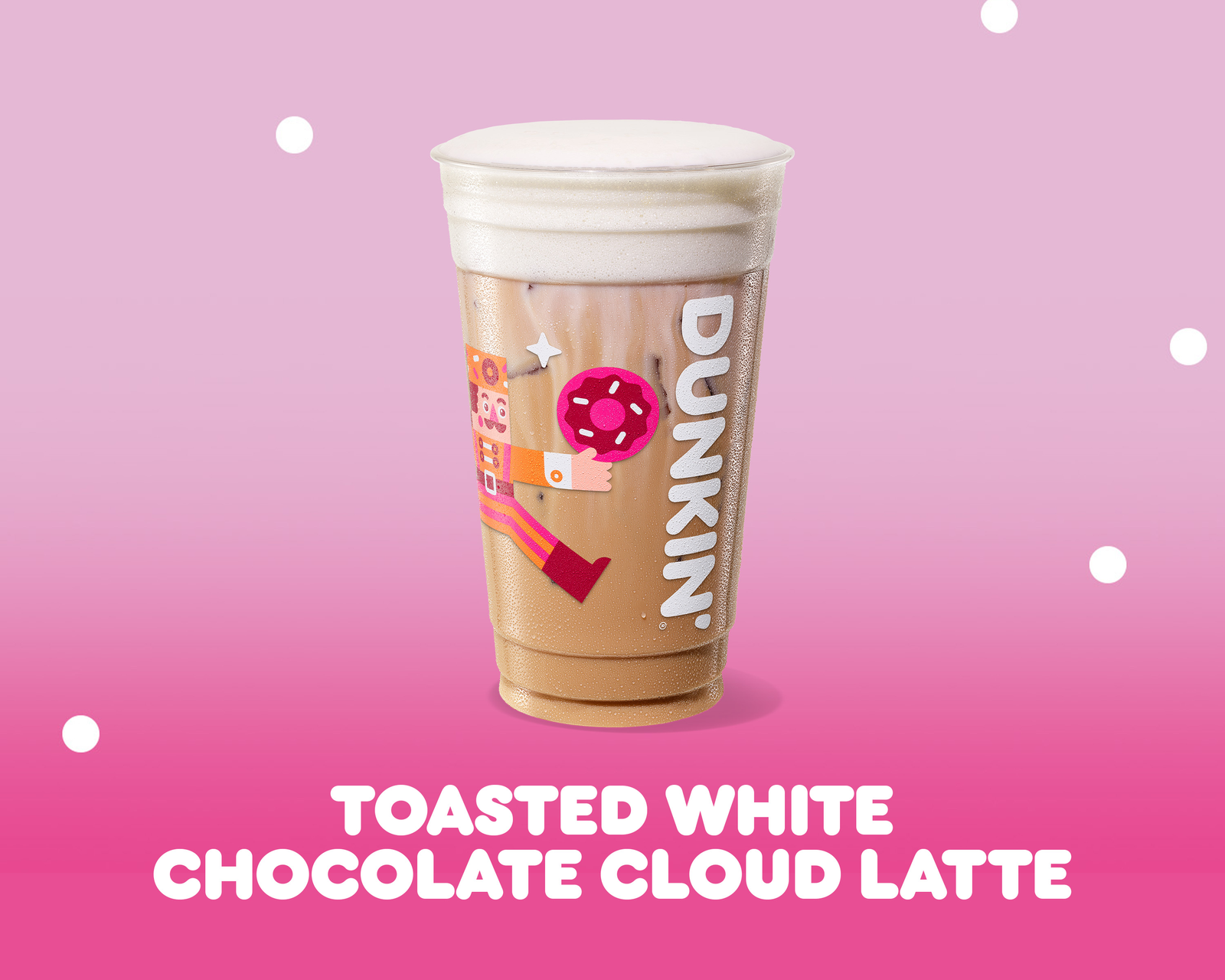 Dunkin' Toasted White Chocolate Cloud Latte 