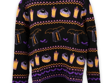 Spidey D Sweater Black Front