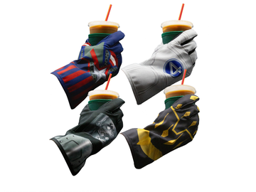 Dunkin' x Avengers Doomsday-Themed Glove Cup Sleeves Dunkin' x Avengers Doomsday-Themed Glove Cup Sleeves