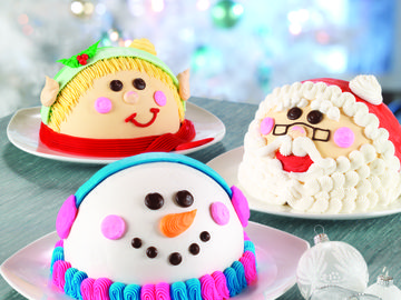 Holiday Dome Cakes