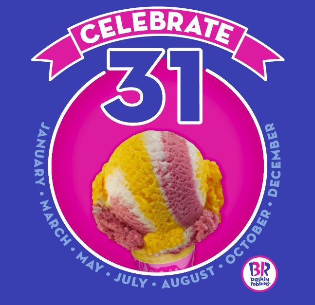 BASKIN-ROBBINS INVITES GUESTS TO RING IN THE NEW YEAR WITH $1.31 SCOOPS DEAL AS PART OF “CELEBRATE 31” PROMOTION ON NEW YEAR’S EVE