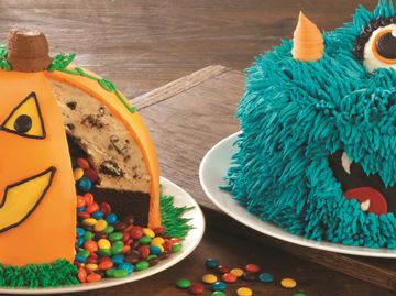 Silly Monster Cake and Pinata Pumpkin Patch Cake Silly Monster Cake and Pinata Pumpkin Patch Cake