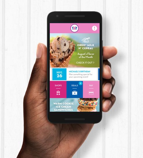 Baskin-Robbins Celebrates its "App-iversary"