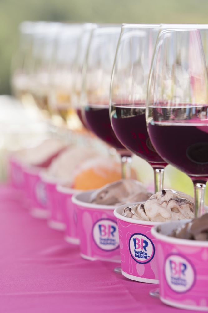 Just in Time for Mother’s Day, Say Cheers to Mom with Wine and Ice Cream Pairings, and New Floral Stripe Cake