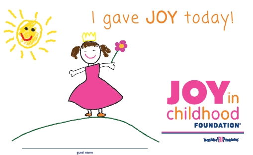 Baskin-Robbins Invites Guests to Help Bring Joy to Kids by Supporting the Joy in Childhood Foundation at Baskin-Robbins Locations Nationwide 