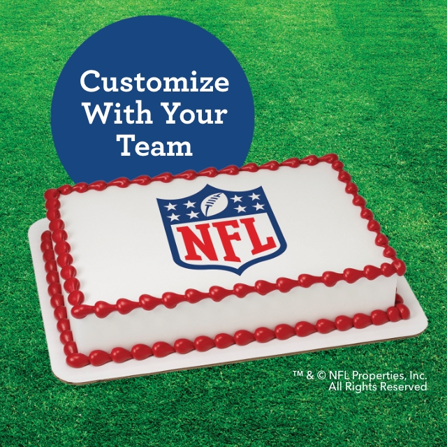 NFL Cakes Baskin-Robbins