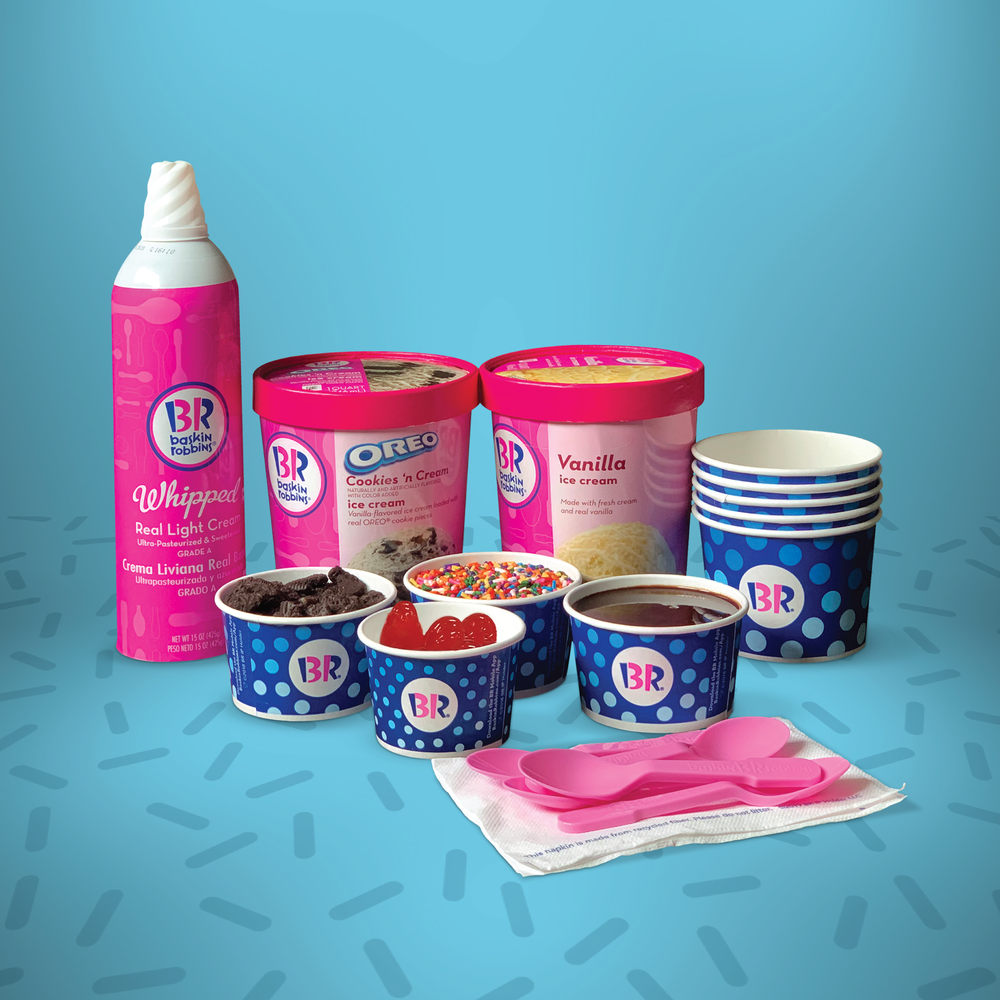 Take a Virtual Ice Cream Break with Baskin-Robbins DIY Sundae Kits