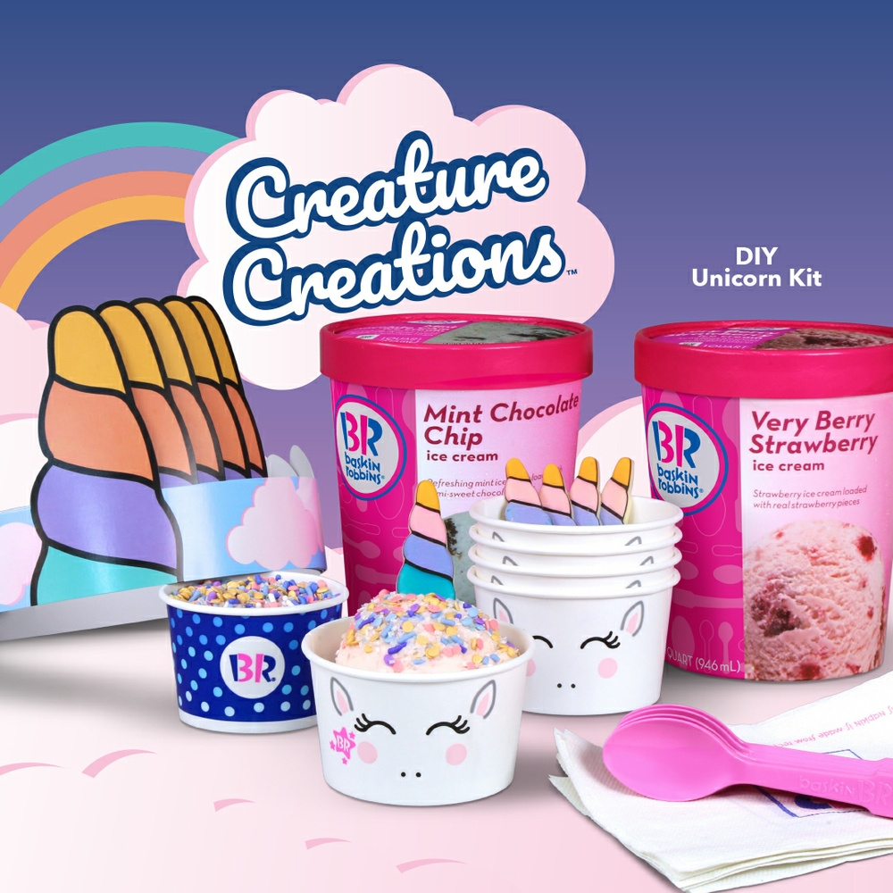 Bring the Magic Home with DIY Creature Creations® Kit’s from Baskin-Robbins