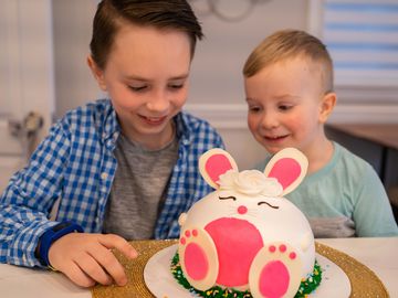 Hopscotch the Bunny Ice Cream Cake