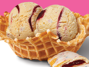 Frosted Strawberry Toaster Treat