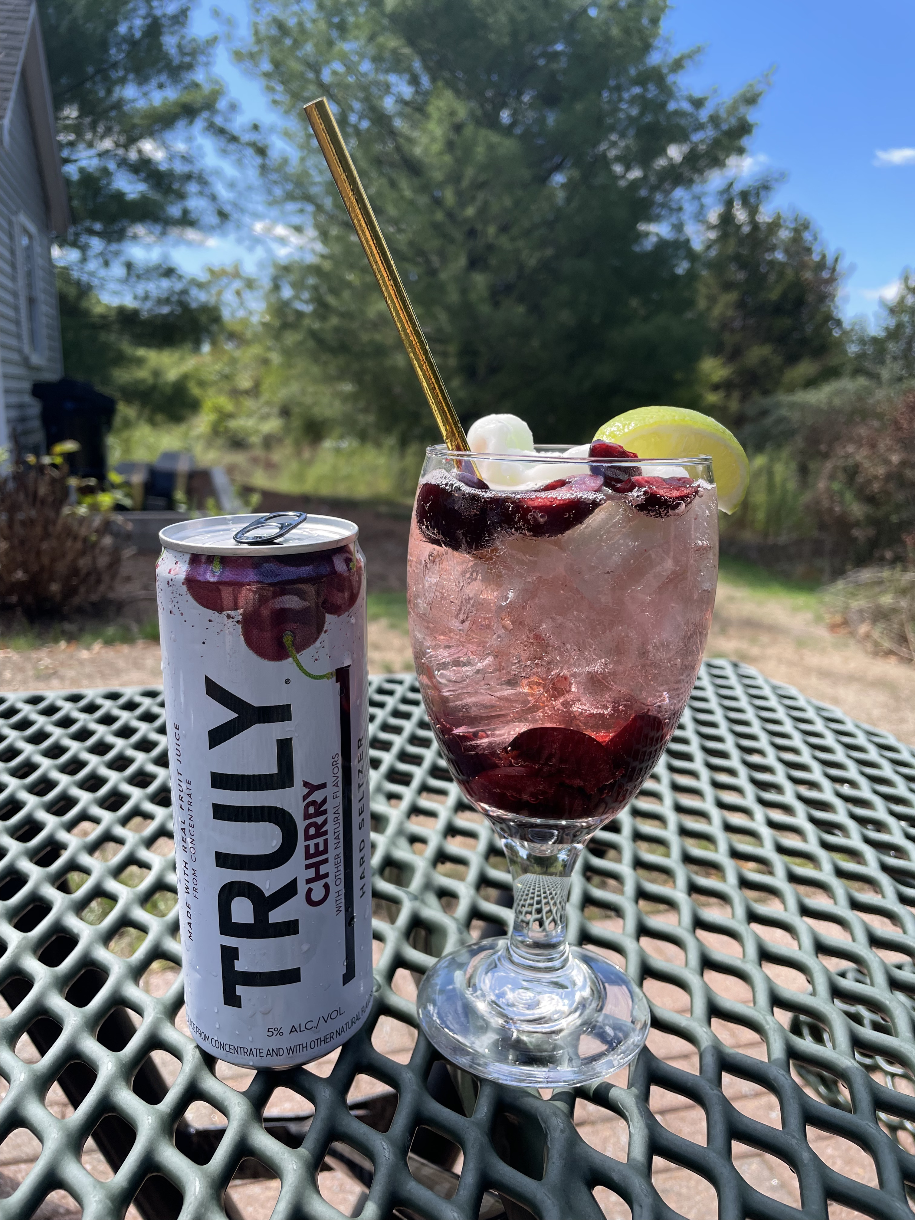 Sparkling Cherry Lime Ice