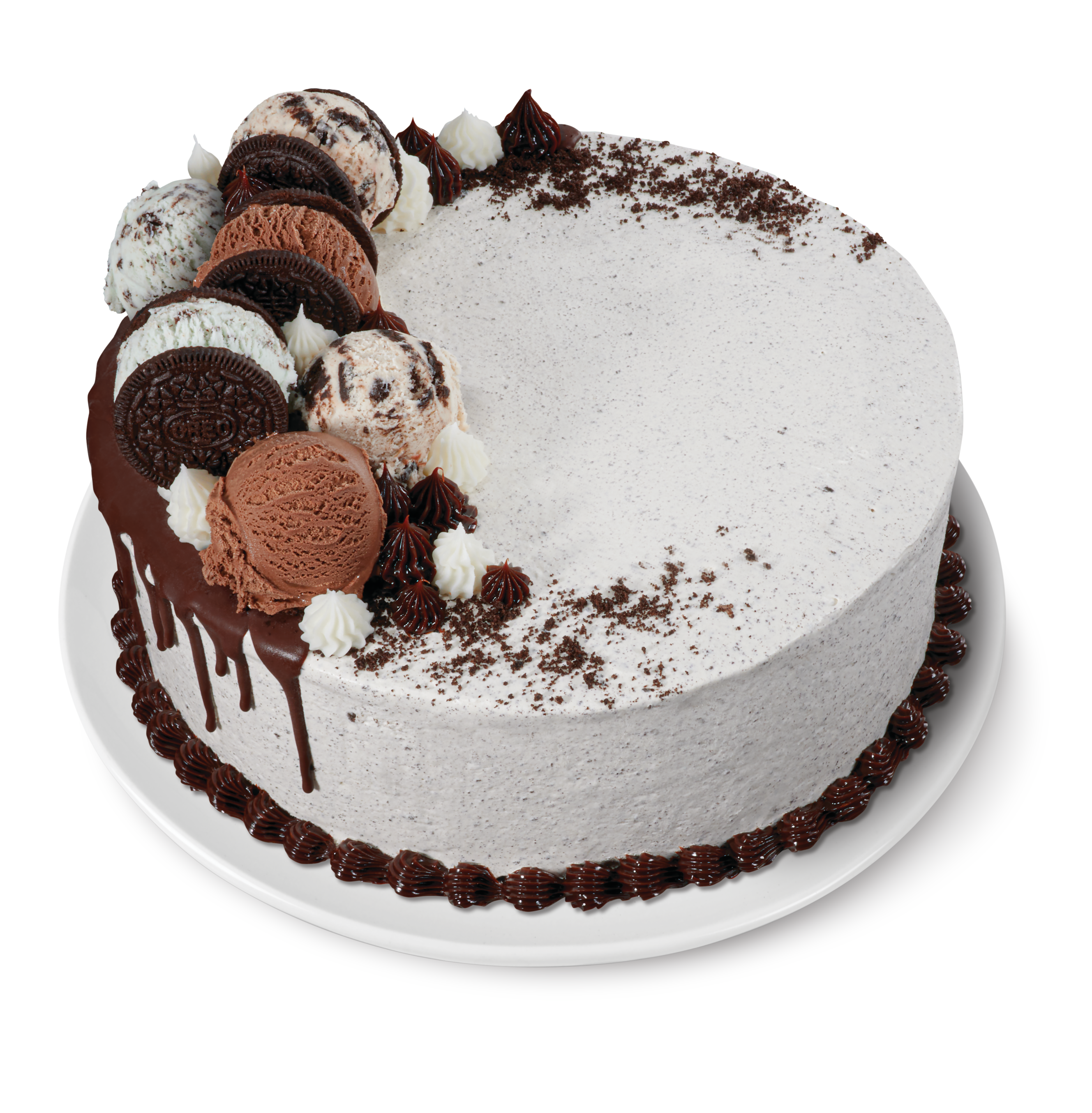 Digital PNG Presentation Size-OREOR Ice Cream Cookies Scoops Cake