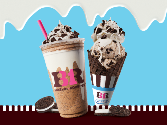 The Stuf Dreams Are Made of: Baskin-Robbins’ New OREO® MEGA STUF™ Cone and Cappuccino Blast®