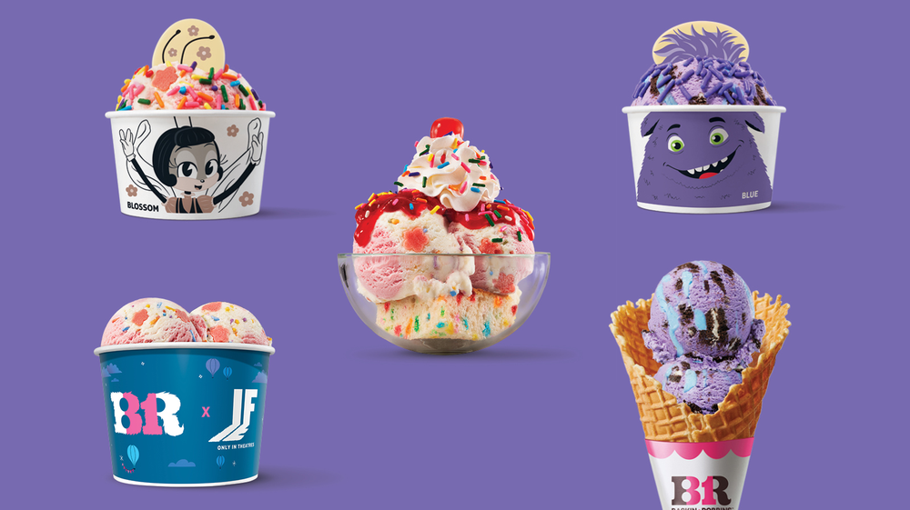 Baskin-Robbins X IF Movie Menu