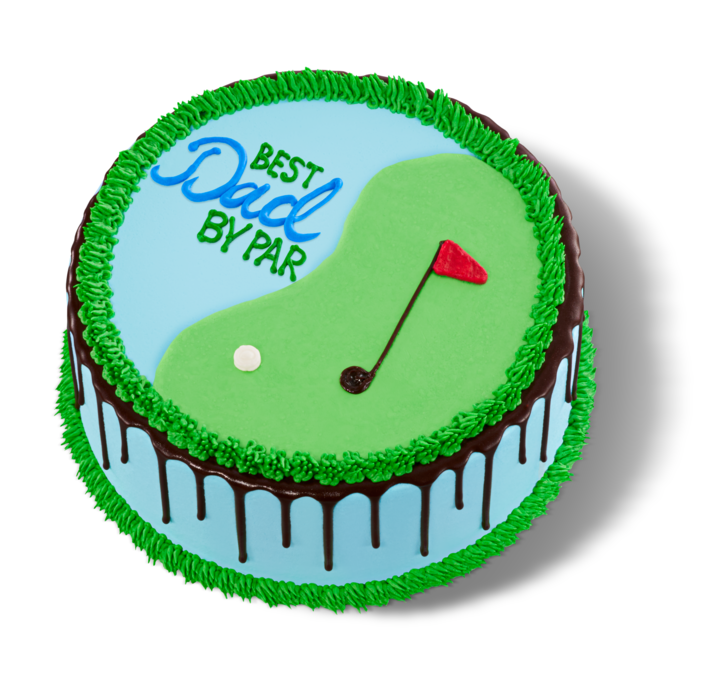 Digital PNG Presentation Size-Best Dad By Par Cake 01
