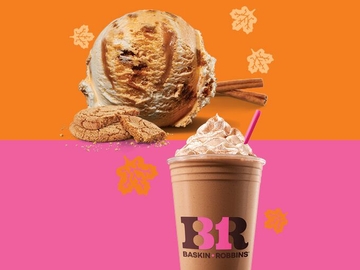 Baskin-Robbins® Keeps Fall Favorites Cool with Return of Pumpkin Cheesecake Ice Cream and New Pumpkin Spice Cappy™