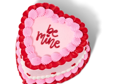 Vintage Heart Cake BE MINE